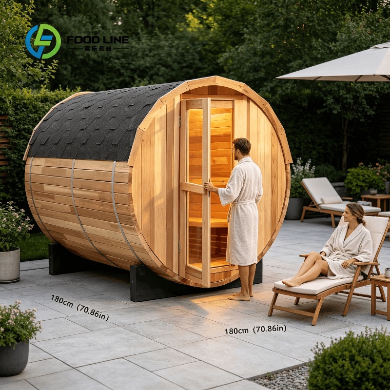 Spa Wellness Design - Sauna a secco da esterno personalizzata