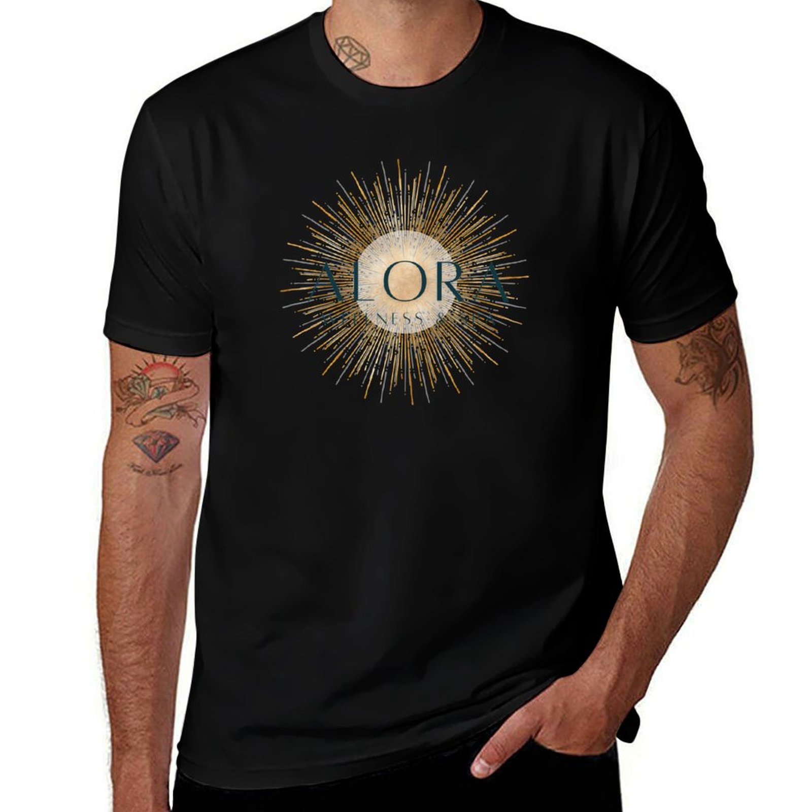 Spa Wellness Design - T-shirt Alora Wellness Spa con stampa